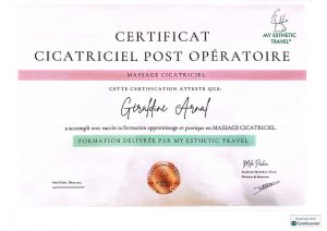 certificat massage cicatriciel post operatoire Saint-Raphael